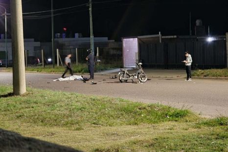 La escena del accidente. Foto: gentileza Diario Textual.