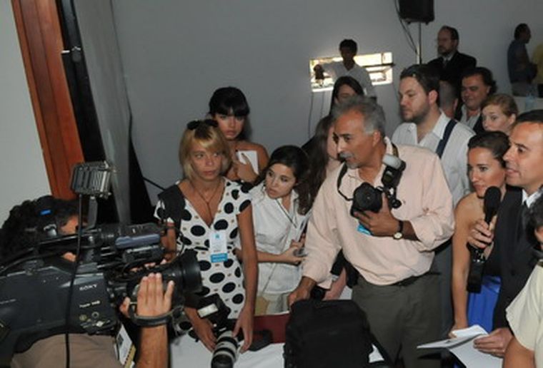 El maltrato a los periodistas fue por iniciativa de la Presidencia. Foto: Pachy Reynoso/ MDZ