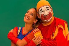 El emotivo abrazo entre el payaso y su hija. /&nbsp;