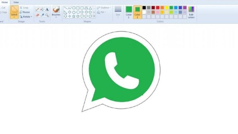 WhatsApp, Paint, aplicaciones