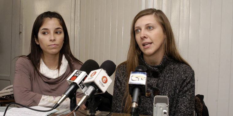 Las nutricionistas Valeria Fernández y Anabella Galera Foto: Ariel Jalley/Mediamza.com