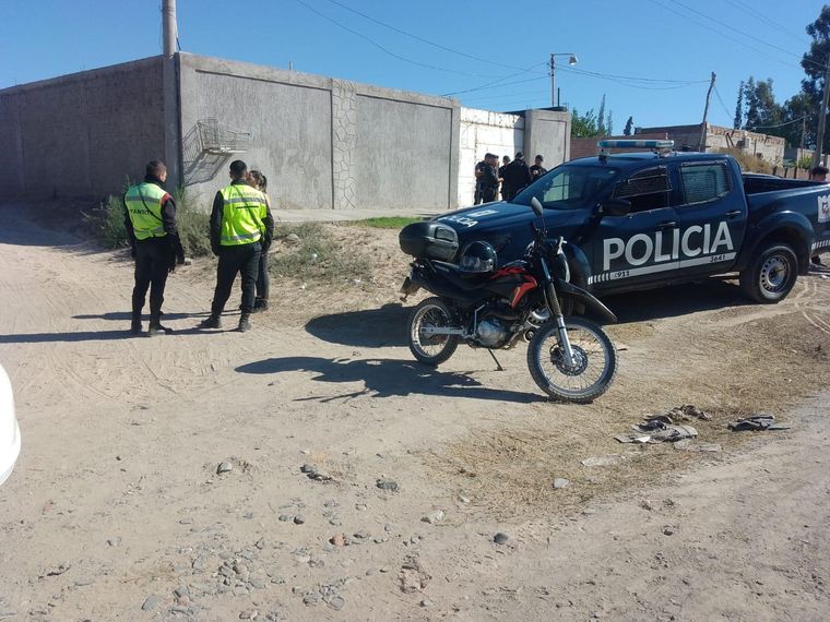 El vehículo fue encontrado gracias al sistema de GPS. Foto: Prensa Municipalidad de Las Heras