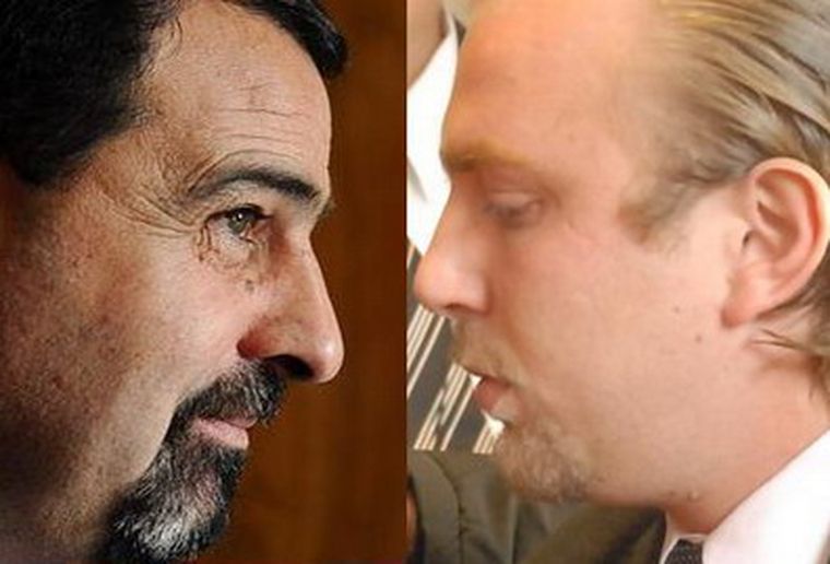 Ciurca y Tari, dos funcionarios internados. Foto: MDZ