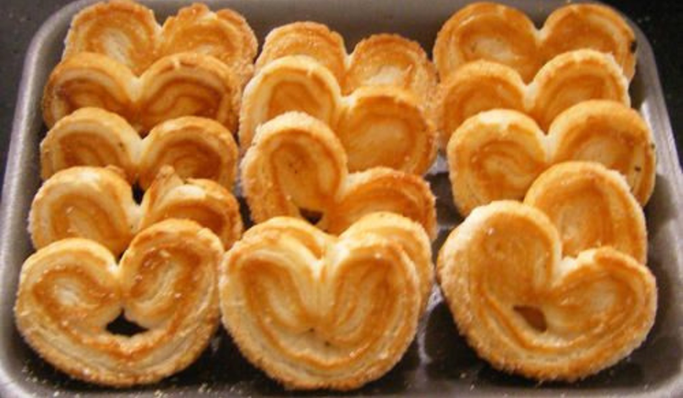 Palmeras de hojaldre: receta rápida con ingredientes simple Foto: Shutterstock