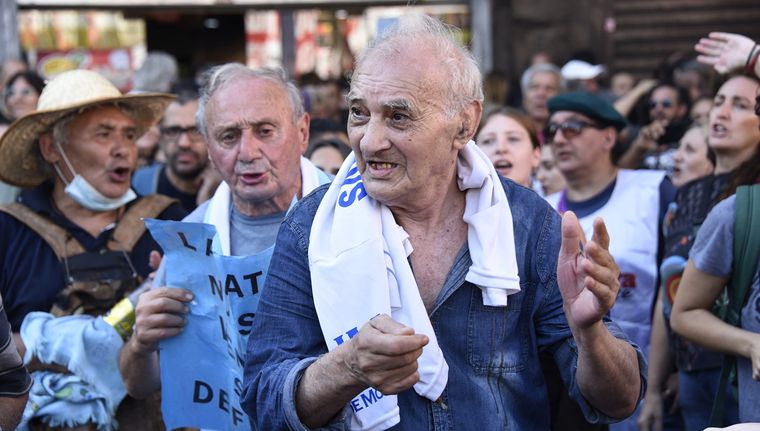 La marcha se realizó en tranquilidad y sin incidentes Foto: Juan Mateo Aberastain/MDZ