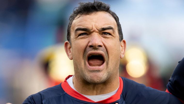 Agustín Creevy, histórico capitán de Los Pumas.&nbsp;