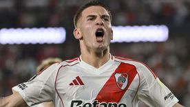 Franco Mastantuono y un cálido encuentro con los hinchas de River. Foto: Archivo