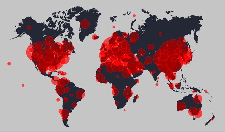 Coronavirus en el mundo.