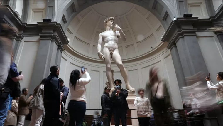 La belleza sin igual del David. Foto: Copyright Canvay euronews.com