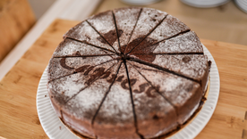 Torta caprese: el sabor intenso del chocolate en cada bocado Foto: Shutterstock