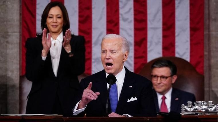 Biden ofreció un discurso enérgico y lleno de ataques a Trump Foto: REUTERS