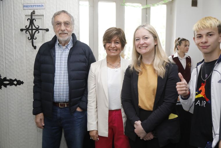 Brandoni inauguró una escuela en San Rafael. Fuente: Prensa Gobierno.