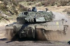 Leopard 2 Su versión más reciente, la 2E, cuesta US$11 millones Foto: EFE