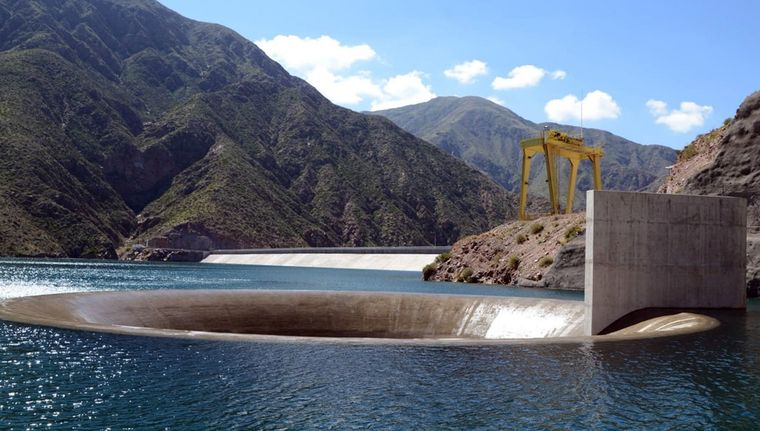 La represa Potrerillos fue la última gran obra pública realizada en Mendoza Foto: archivo MDZ
