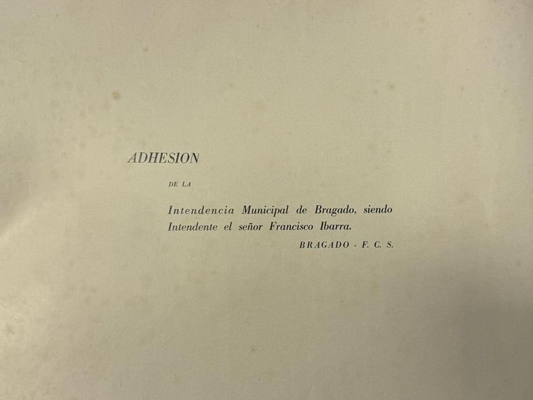El intendente de Bragado del momento, Francisco Ibarra, adhiere al homenaje. Foto: MDZ/Franco Occhipinti El intendente de Bragado del momento, Francisco Ibarra, adhiere al homenaje. Foto: MDZ/Franco Occhipinti