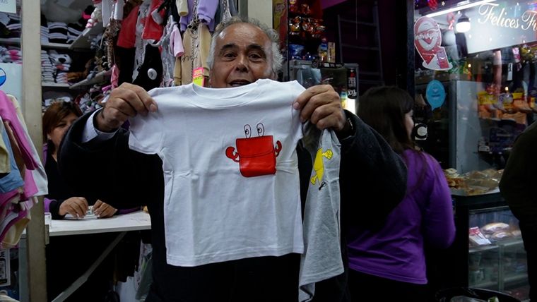 Jorge Castillo, conocido como El Rey de La Salada. Foto: Analía Melnik