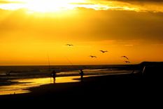 Esta playa es una de las más serenas de la Costa Atlántica Foto: Balneario San Cayetano