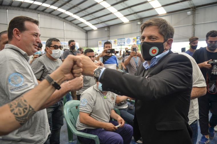 Kicillof votó y esquivó una pregunta con una particular respuesta, el clima en Buenos Aires Foto: Télam