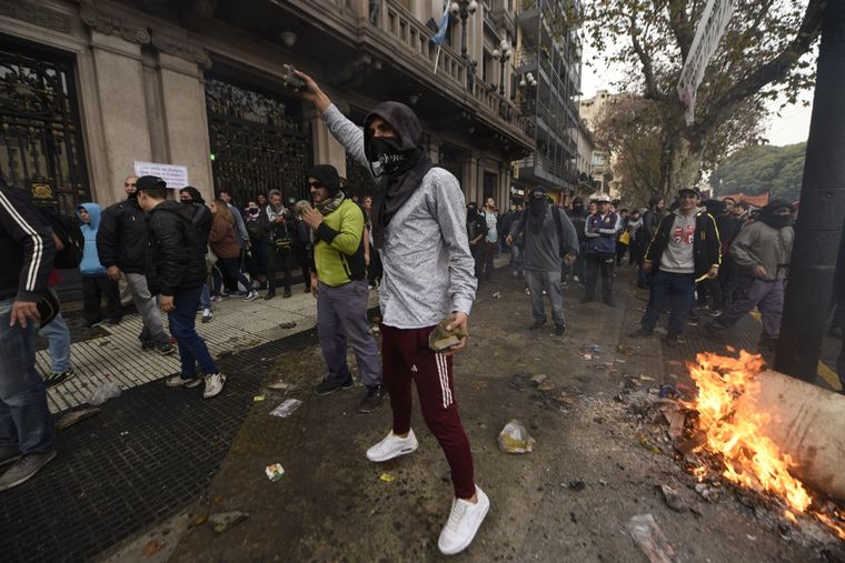 La Oficina del Presidente felicitó a las fuerzas de seguridad por el operativo en el Congreso Foto: Juan Mateo Aberastain MDZ