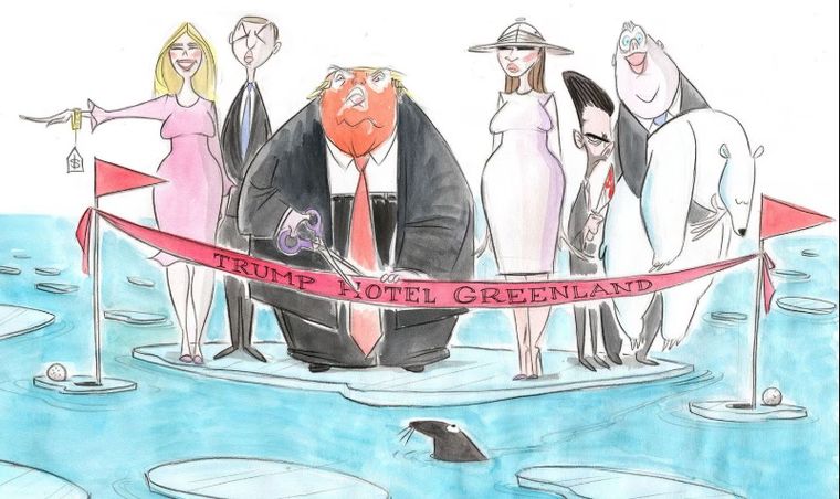 Trump y Groenlandia en síntesis gráfica publicada por The Washington Post. Trump y Groenlandia en síntesis gráfica publicada por The Washington Post.