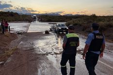 El Río Diamante creció y cortó varias rutas. Foto: Gentileza El Río Diamante creció y cortó varias rutas. Foto: Gentileza