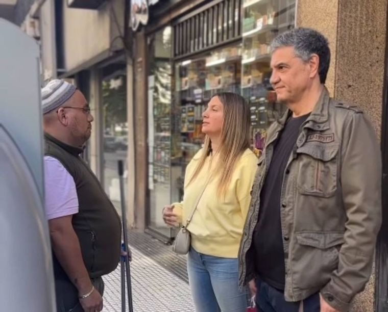 Silvia Lospennato y Jorge Macri, en campaña. Foto: PRO