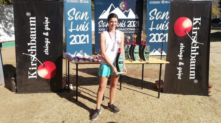 Lola Martínez se volvió a Mendoza con el triunfo Foto: Gentileza