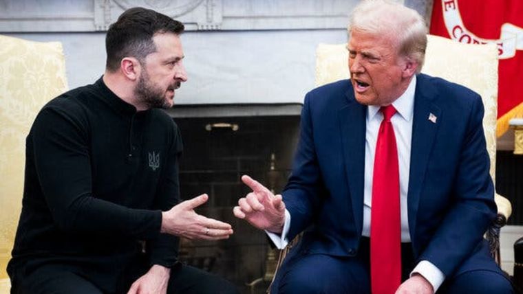 Foto de la cita fallida del ucraniano y el norteamericano. Foto: X