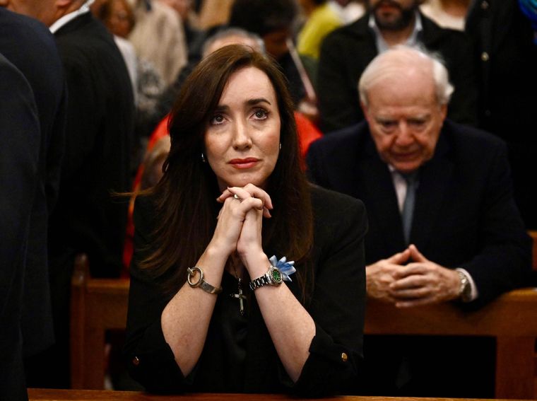 Victoria Villarruel participó de la misa. Foto: Noticias Argentinas
