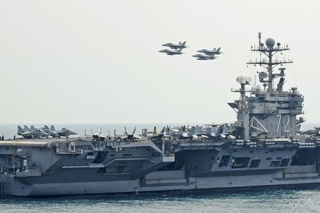 La desaparición del portaaviones nuclear estadounidense USS Abraham Lincoln (CVN-72) de los radares civiles de seguimiento marítimo encendió alertas en redes sociales y reavivó los temores de un posible conflicto armado entre Estados Unidos e Irán. Foto: EFE La desaparición del portaaviones nuclear estadounidense USS Abraham Lincoln (CVN-72) de los radares civiles de seguimiento marítimo encendió alertas en redes sociales y reavivó los temores de un posible conflicto armado entre Estados Unidos e Irán. Foto: EFE