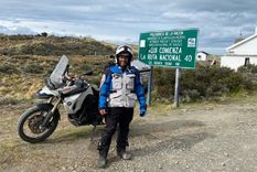 Claudio Fallat viajará en una moto BMW 1.200 Foto: Gentileza Claudio Fallat Claudio Fallat viajará en una moto BMW 1.200 Foto: Gentileza Claudio Fallat