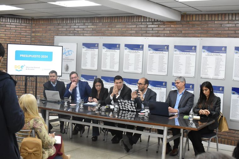 El director general de Escuelas, José Thomas, detalló cuál será el presupuesto educativo para el año que viene Foto: Prensa Cámara de Diputados