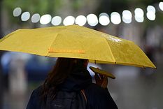 Hay alerta amarilla extendida hasta la medianoche. Foto: Walter Moreno/MDZ con Moto G24