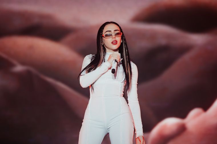 Nicki Nicole suma una quinta función en el Movistar Arena. Foto: Archivo Mdz