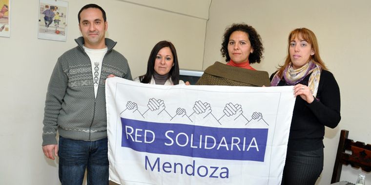 Integrantes de la Red Solidaria de Mendoza y San Rafael Foto: Ariel Jalley/mediamza.com