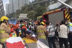 al menos 93 personas heridas en un grave choque de autobuses en china