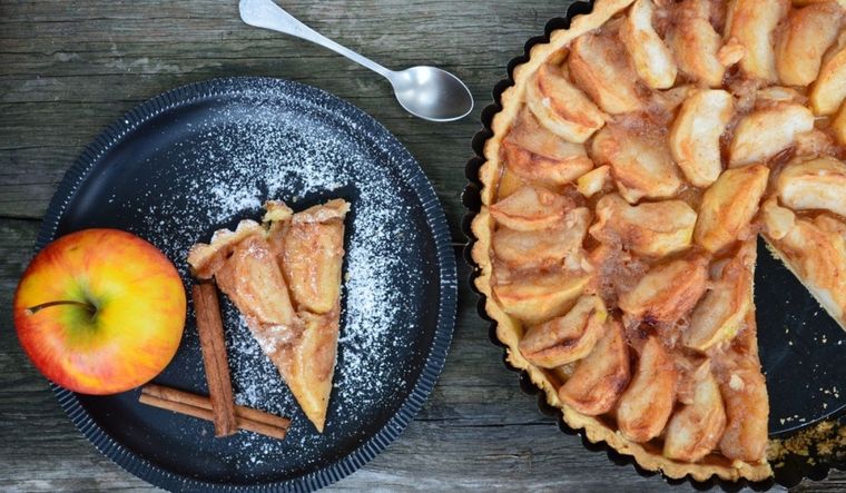 Tarta de manzana con canela: deliciosa y casera Foto: Shutterstock