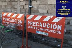 Algunos de los elementos encontrados por la Policía Foto: Ministerio de Seguridad