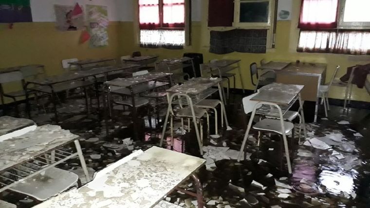 El vandalismo y robo en las escuelas gana terreno en la provincia de Buenos Aires Foto: Padres Organizados