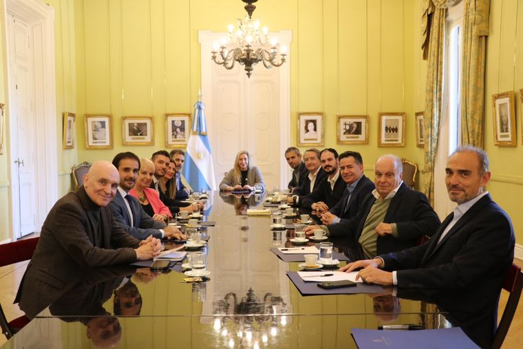 El Gobierno se reunió con los diputados del PRO y La Libertad Avanza Foto: Prensa PRO