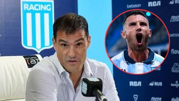 Saja comparó a Maravilla con dos importantes figuras en la historia de Racing.