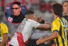 Quintero pidió perdón por el empujón que le dio a Echenique y habló de su futuro en River.