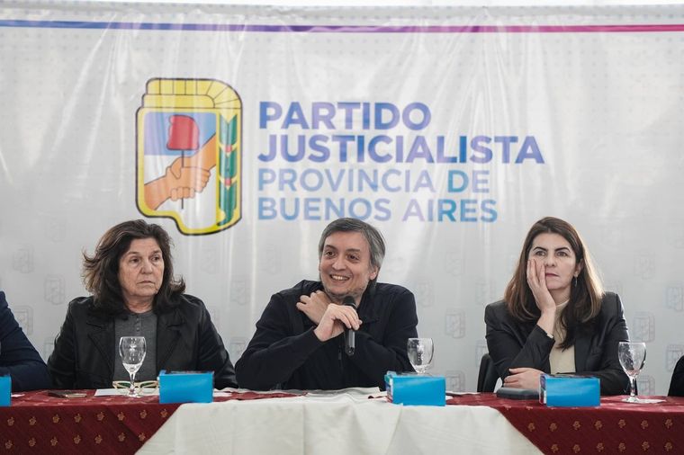 Máximo Kirchner encabezó el encuentro del Consejo partidario del PJ bonaerense que se realizó en La Plata