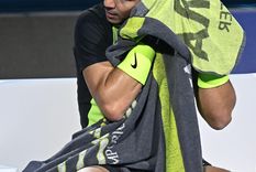 Rafael Nadal volvió a perder y su clasificación depende de un milagro. Foto: EFE Rafael Nadal volvió a perder y su clasificación depende de un milagro. Foto: EFE