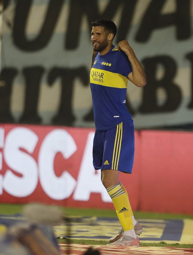 Lisandro López conmovió a todos con su declaración post partido. Foto: @BocaJrsOficial
