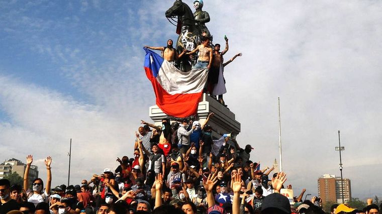 Los estallidos comenzaron en octubre de 2019. Foto: Cato.