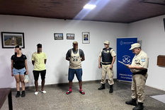 El venezolano detenido en la frontera de Corrientes. El venezolano detenido en la frontera de Corrientes.