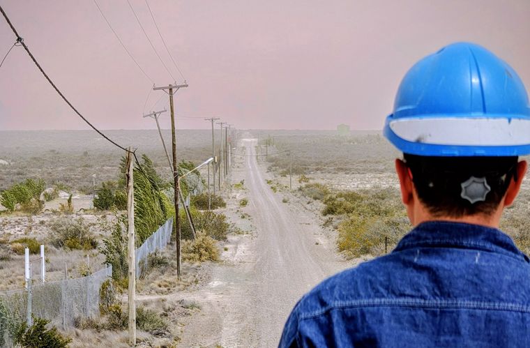 Puerto Madrun es una de las ciudades patagónicas más afectadas por la nube de polvo.&nbsp;