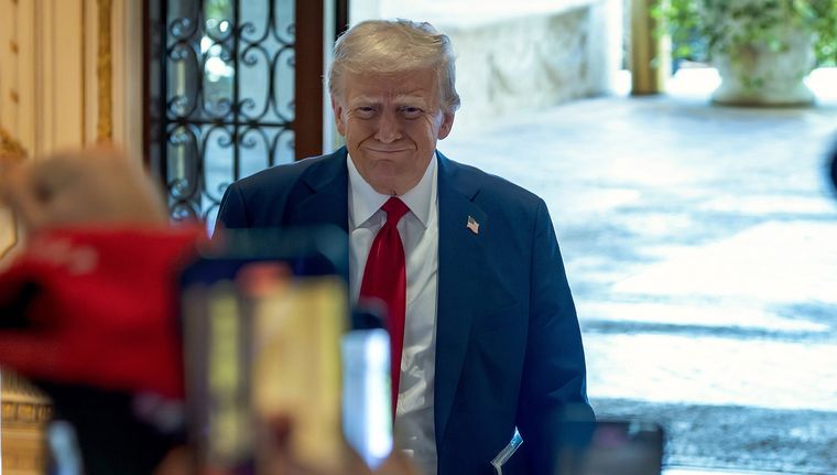 Donald Trump asumirá por segunda vez como presidente este lunes 20 de enero Foto: DPA