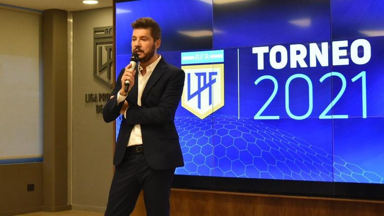 Tras la salida de Tinelli, Chiqui Tapia seguirá a cargo de AFA y la Liga Profesional. Foto: Liga Profesional